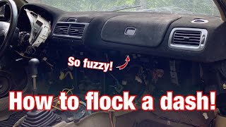 How To Flock A Dashboard With Suede | Subaru Impreza GC8