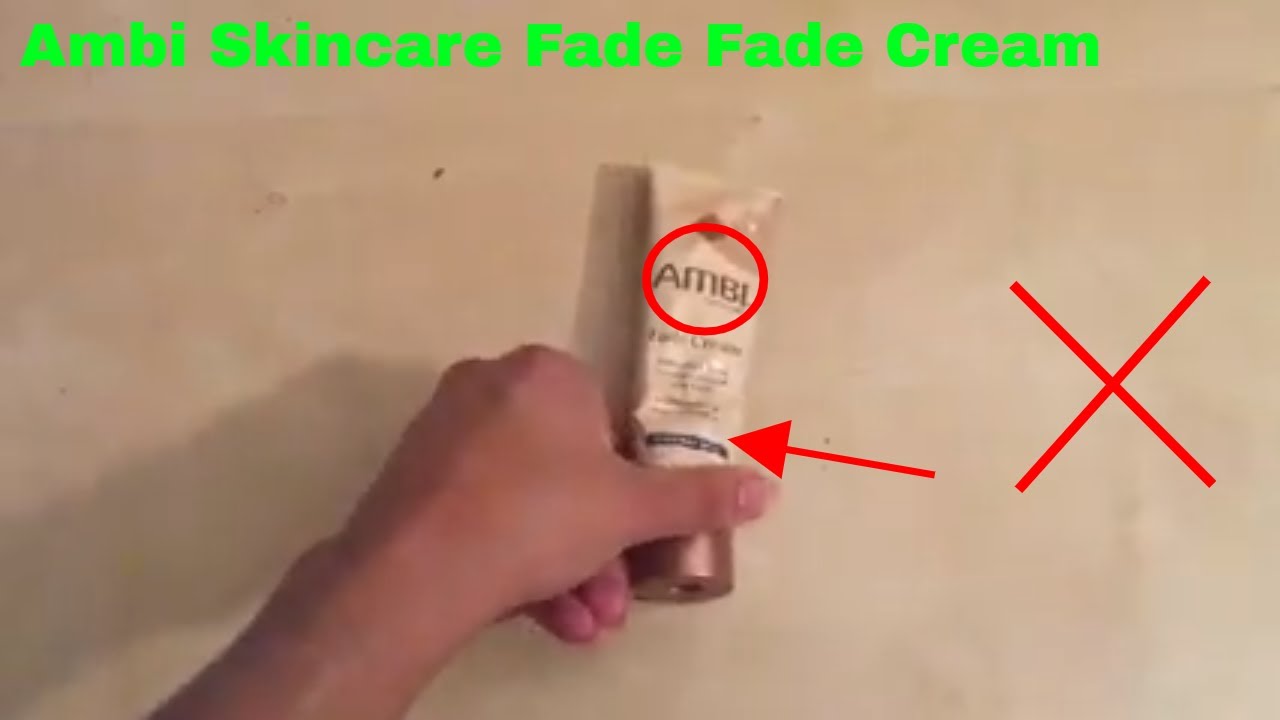 ambi skincare fade cream ingredients