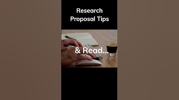 #1 Tips for writing a scientific research proposal