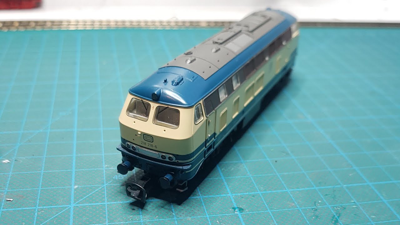 Tillig(TT) BR 218, Umbau auf Glockenankermotor und Sound von Zimo