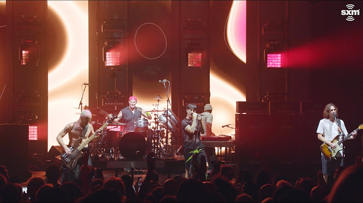 Dani California Live version - Live performance video thumbnail