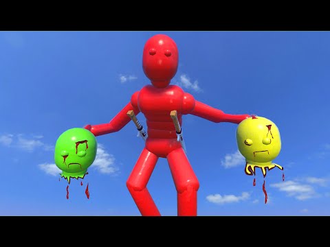 Smart AI Fights in NPC Wars with Active Ragdoll Physics (Compilation Video 4)