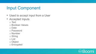 Boomi Flow Essentials Lecture 31| Input Components
