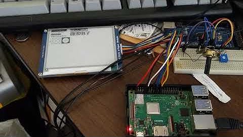 Waveshare 4.2 inch e-paper demo