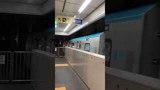【トレイン】2023.8.11仙台市営地下鉄東西線広瀬通駅仙台方面行き　Sendai subway