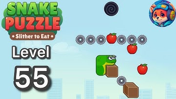 Snake Puzzle: Slither to Eat – Level 55 Walkthrough Solution 