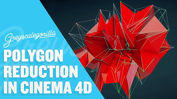 Cinema 4D Tutorial - Polygon Reduction Technique In Cinema 4D