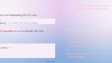 How to Add an Icon/Image to a Popup Menu in Flutter