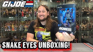 Snake Eyes GIJOE Classified Series Unboxing & Review!