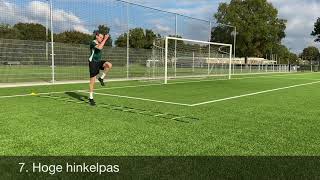 Dé perfecte speedladder warming-up