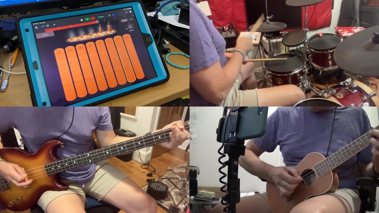 I bought a ukulele then made a song in GarageBand YouTube