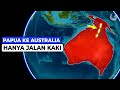 Benua sahul daratan papua  australia yang menyatu menjadi jalan masuknya aborigin