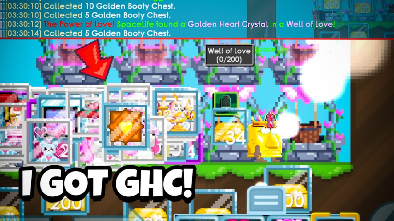 FINALLY GOT A GHC!! 40K GBC VALENTINE GACHA! [LUCKY!!] | Growtopia Valentine