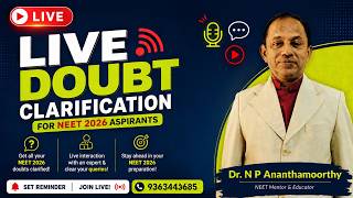 Doubt Clarification Live!! Ask your doubt, get your answer