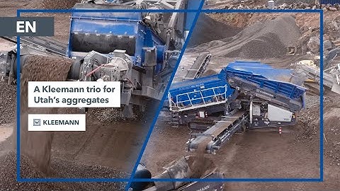 Aggregates in Utah: TKB Excavation Relies on MOBICAT, MOBICONE and MOBISCREEN for Aggregates