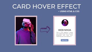 CSS Card hover effect | HTML CSS