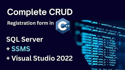 Desktop CRUD Application in C# with SQL Server