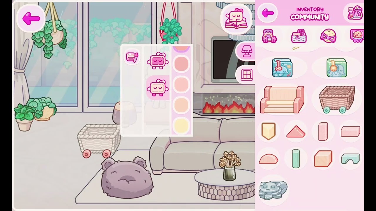 Tutorial making avatar world house [NO VOICE]🥰🎀🏠🌧