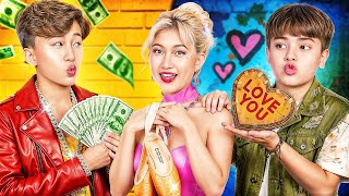 Garoto Pobre Se Apaixona Por Famosa Bailarina! Rico Vs Pobre!