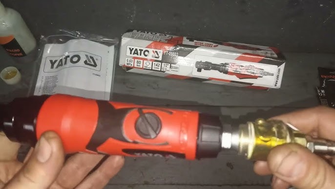 Air Vaccum Blow Gun Yato YT-09990 Review & Test-Pneumatic Vaccum Cleaner 