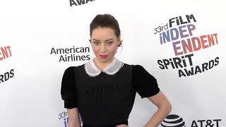 Aubrey Plaza at 2018 Film Independent Spirit Awards