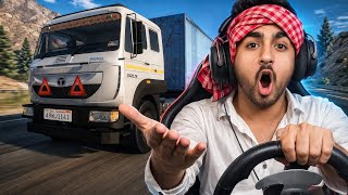 Sabse Dangerous Road Par Truck Drive 😳 GTA 5 Gameplay.. #gta #gaming #games