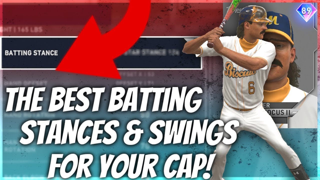 The BEST Batting Stances And Swings For Your Created Player! MLB