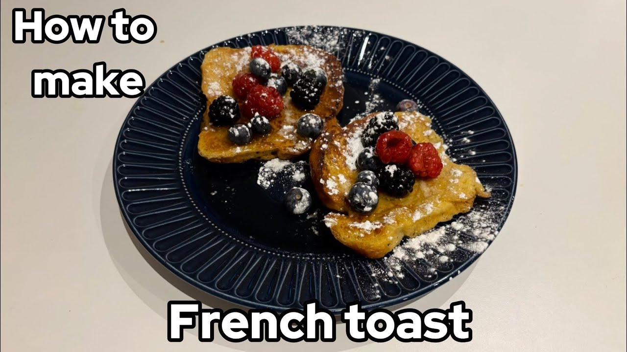 Smart cooks makes french toast.
