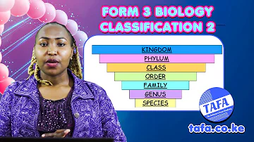 FORM 3 BIOLOGY - CLASSIFICATION 2 - THE ACHIEVERS FOCUS ACADEMY (TAFA)