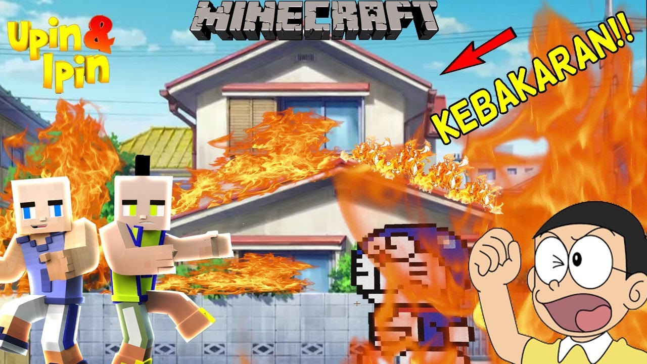 DUO BOTAK KE RUMAH DORAEMON!! - Minecraft Lucu - YouTube