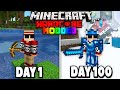 I Survived 100 Days in Modded Hardcore Minecraft.. [1000+ Mods]