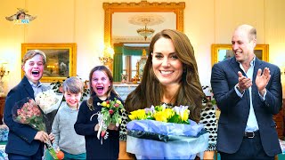 Big Surprise Kates Three Children Prepared A Special Gift For Their Parents