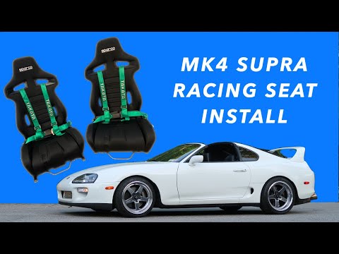 93-98 MKIV Supra Aftermarket Racing Seat Install