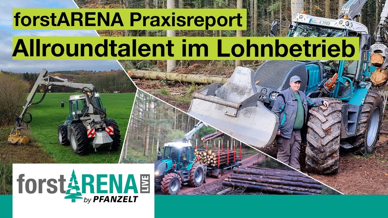 2.000 Stunden im Jahr | Roman und sein Pm Trac 3623 | forstARENA Praxisreport