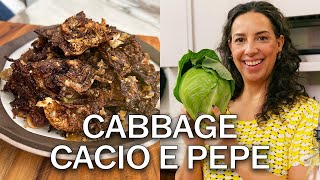 Cacio E Pepe Cabbage Chips