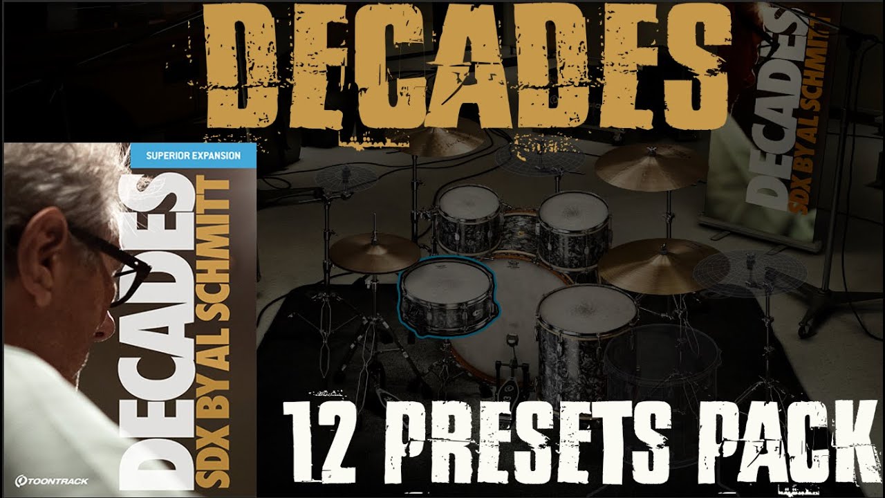 🔥🔥Superior Drummer 3 - SDX Series 5 [DECADES PACK]🔥🔥
