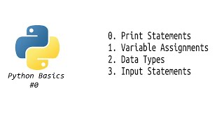 Basic Python For Beginners - Print & Input Statements