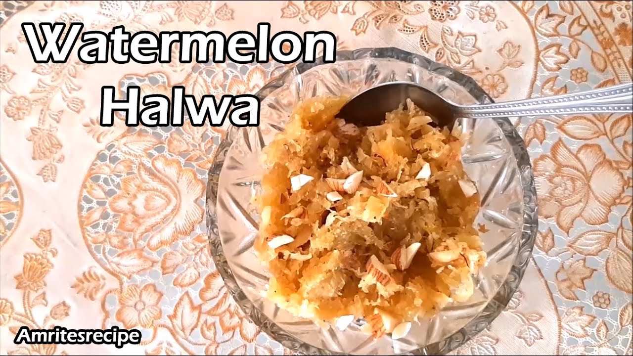 Watermelon Rind Halwa | Tarbooj Ke Chilke Ka Halwa Recipe in Hindi | | Amrit