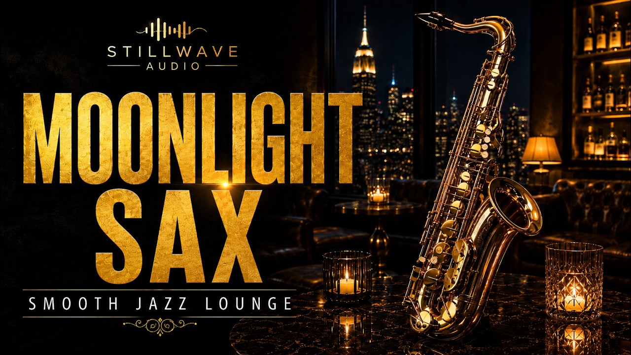 Moonlight Saxophone Jazz | Smooth Background Music for Work, Study ...