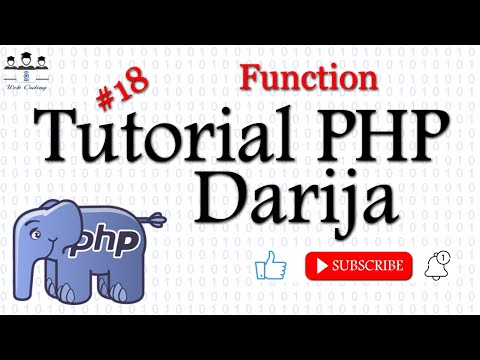 #web_coding_code_darija 18# PHP Les bases de PHP   Function (2) darija