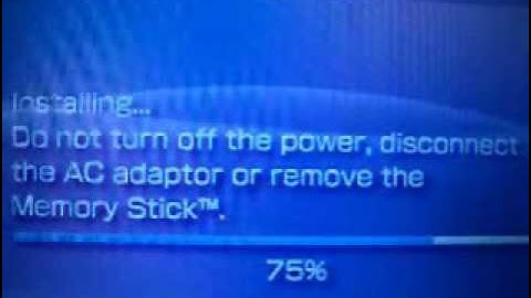 PSP Custom Firmware 3.71 M33 Installation