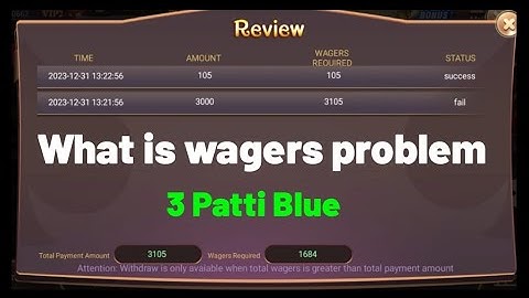 what is wagers in 3 patti blue | wagers ka kia mtlb hai 3 Patti Blue Mein | wager problem Teen patti