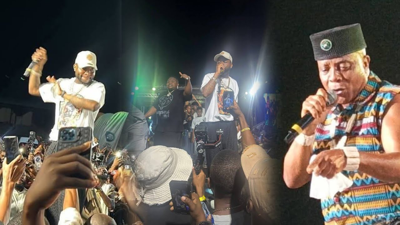 Davido,Bright Chimezie,Chief Priest Performed At Don Lulu Birthday Party In Umuhia Stadium