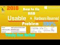 Solve Ram usable problem and hardware reserved Problem 100%.