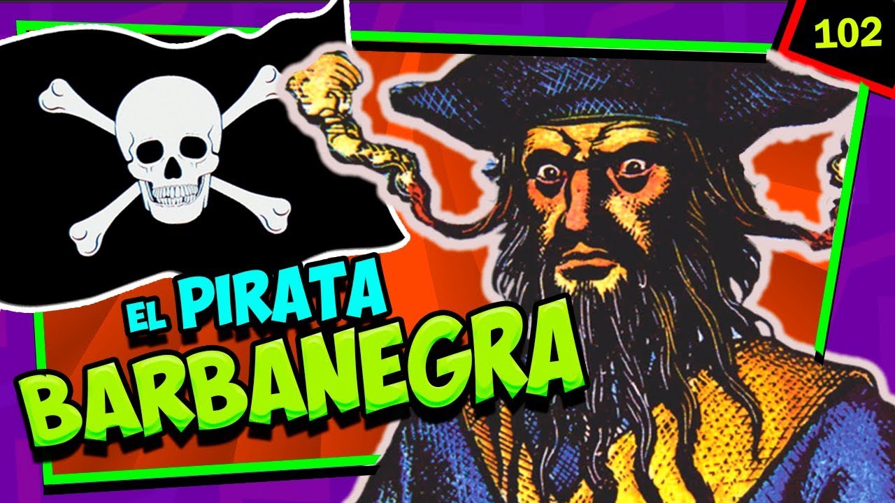 El pirata BARBANEGRA ☠️ ¿Cómo murió? historietas para dibujar