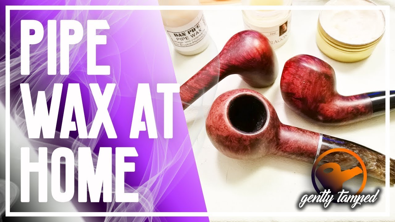Buffing and polishing tobacco pipes - with wax comparison