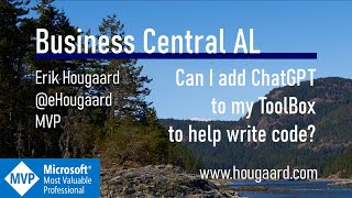 Can I add ChatGPT to my ToolBox App to help write code inside Business Central
