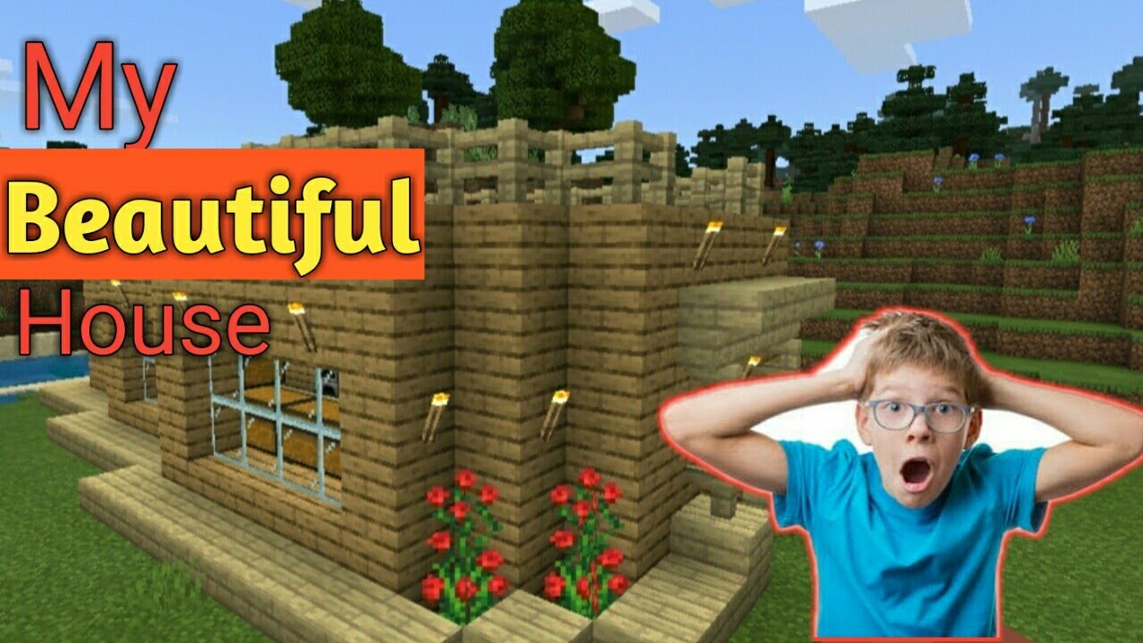 I made a House in Minecraft || Minecraft Part 2 - YouTube