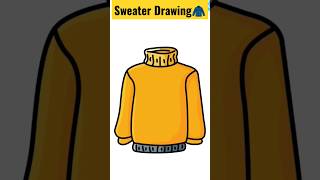 Sweater Drawing| #drawingtutorial #colouring #shortvideo #shortsfeed #shorts