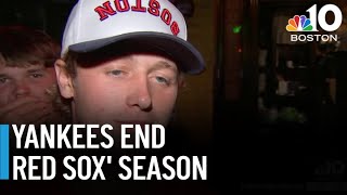 Red Sox fans dismayed by season-ending loss to Yankees